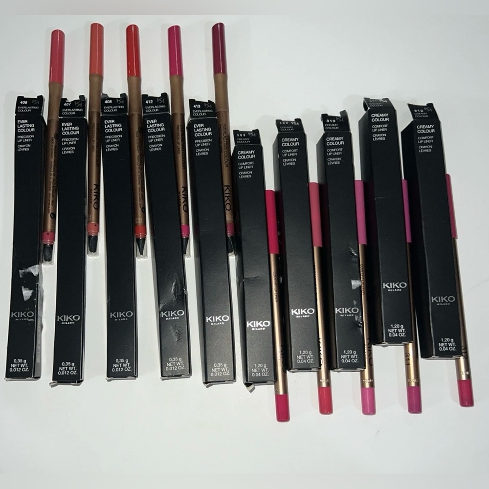 Italy KIKO MILANO Everlasting Precision & Creamy Colour Comfort  Lip Liner Lot